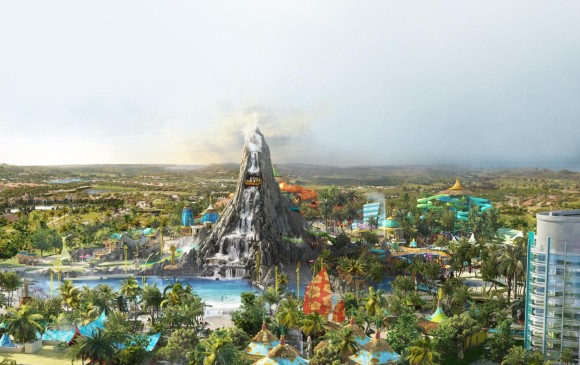 Universal también prepara la apertura de Volcano Bay, su próximo parque acuático. FOTO cortesía