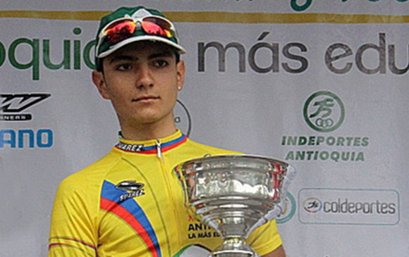 Antioquia tendrá 21 ciclista en tres equipos en la Vuelta del Porvenir y buscará retener el título que posee Brayan Hernández. FOTO cortesía