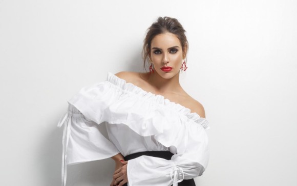 Sara Corrales firmó contrato de exclusividad en México con la cadena Televisa. FOTO CORTESÍA Mateo Londoño