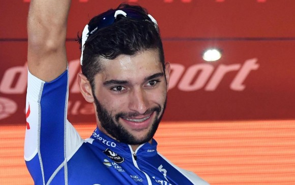Fernando Gaviria acumula 7 victorias en la temporada. Ayer sumó para Colombia el triunfo 25 de etapa en el Giro. FOTO EFE