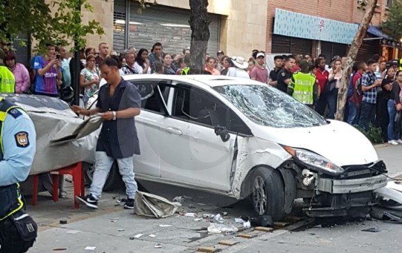 El hecho fue atendido por una tripulación de bomberos y cuatro ambulancias de la Secretaría de Salud. FOTO CORTESÍA