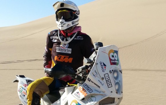 En enero venidero Mateo Moreno iniciará su tercer rali Dakar. FOTO CORTESÍA