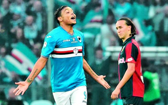 Muriel fue declarado como joven revelación en temporada 2012-13, esa vez con Udinese. FOTO cortesía Facebook UC Sampdoria