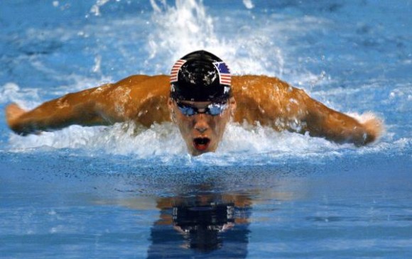 38.1 segundos fue el tiempo de Phelps en esta competencia FOTO AFP