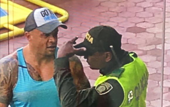 Este fue el momento en la Policía capturó en Barranquilla a Patricio Vives Baquero (“el Piti”). FOTO: cortesía.