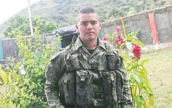 Andrés Felipe Franco Ocampo, soldado asesinado por supuesto francotirador del Eln. FOTO COLPRENSA