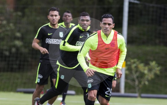 Aldo Leao Ramírez ya entrena con Atlético Nacional. FOTO JAIME MUNEVAR