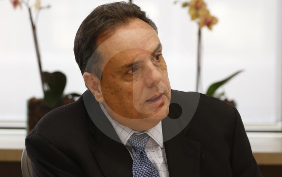 Jorge Mario Velásquez Jaramillo, presidente de Grupo Argos desde el primero de abril de este año. FOTO Manuel Saldarriaga.