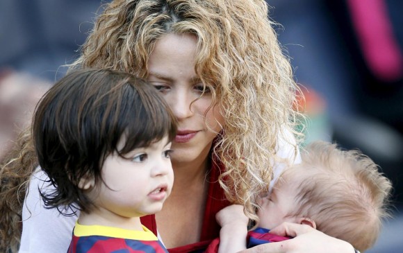 Shakira tiene dos hijos, fruto de su matrimonio con el futbolista Gerard Piqué. Milan el mayor y Sasha, el menor. FOTO Archivo