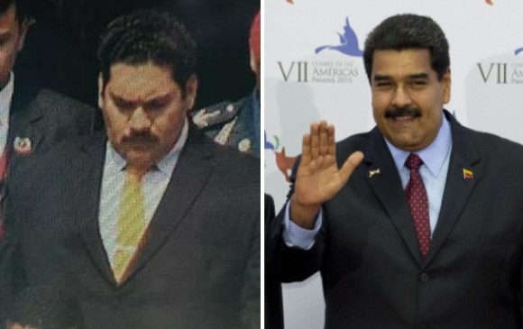 Comparación entre el actor (izquierda) y Nicolás Maduro, presidente de Venezuela (derecha).