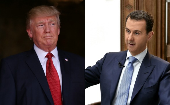 El presidente de Estados Unidos, Donald Trump, ha sido enfático en la supuesta responsabilidad del presidente de Siria, Bashar al Asad en el ataque con armas químicas de esta semana. FOTOS Reuters y EFE