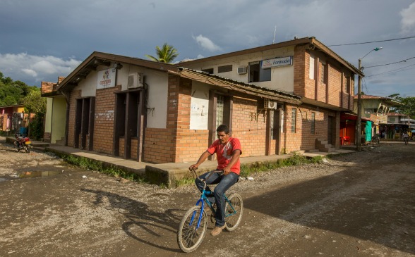 Chocó y Antioquia tienen desde hace varios años un diferendo limítrofe sobre Belén de Bajirá. FOTO ESTEBAN VANEGAS