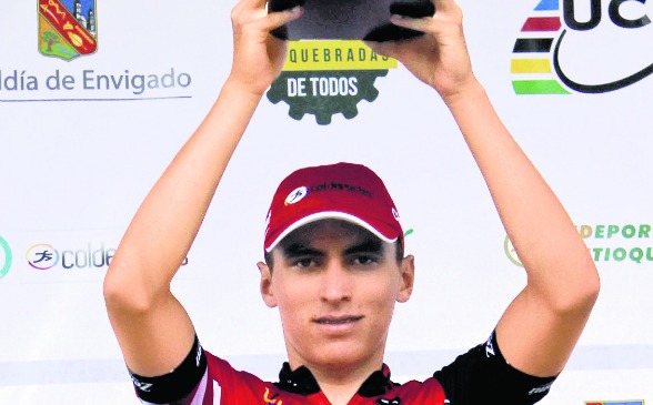 Jhonatan Restrepo, siete veces campeón panamericano de pista, viene de ser tercero en la Vuelta de la Juventud. FOTO CORTESÍA