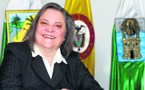 Clara López buscará obtener el aval del Polo para la Alcaldía de Bogotá. FOTO Julio César Herrera e.