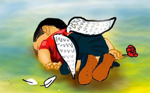 El hastag #AylanKurdi le da la vuelta al mundo para reclamar por la tragedia de los inmigrantes en Europa. 