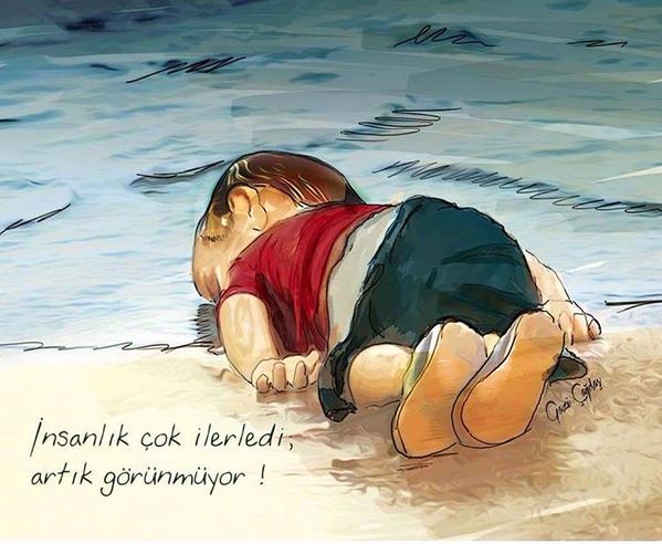 Nilufer Demir fue la fotoperiodista que capturó la imagen de Aylan en las playas turcas: se le había helado la sangre cuando vio el cuerpo del pequeño con su camiseta roja.
