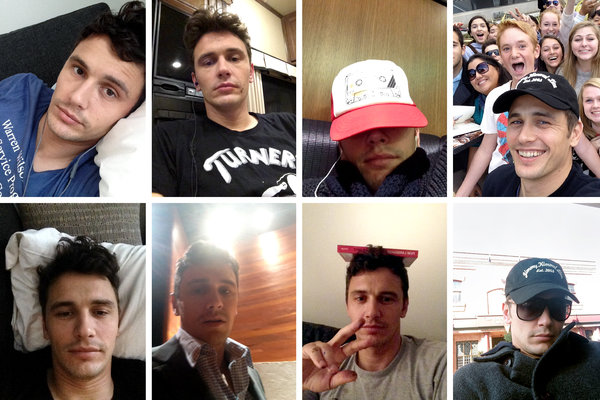 El actor hizo una defensa a las selfies en 2013 y luego cerro su cuenta de Instagram. FOTOS @jamesfrancotv
