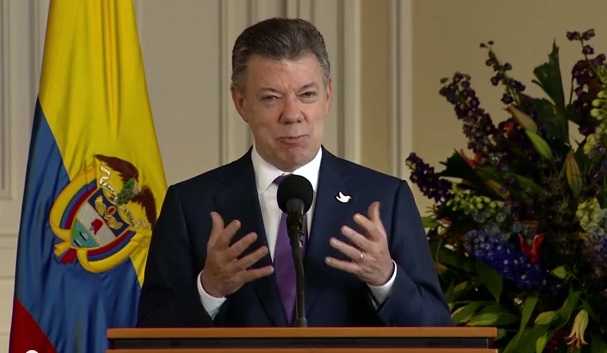Santos dijo que el restablecimiento de relaciones de Cuba y Estados Unidos es una gran noticia para la región. FOTO CORTESÍA