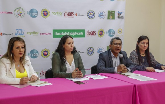 En la presentación del informe anual de Trabajo Decente, la ENS planteó opciones para una reforma pensional. Foto: Robinson Sáenz.