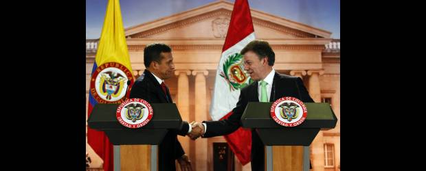 Santos ofreció cooperación antidrogas a Ollanta Humala | Colprensa | Ayer tuvieron su primera cita el presidente Santos y el electo Ollanta Humala.