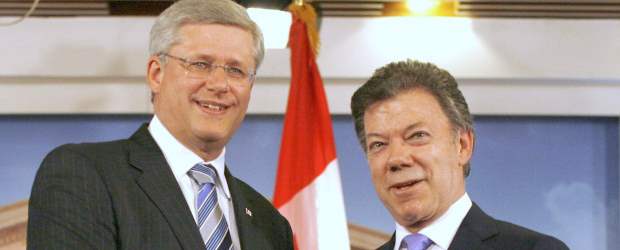 TLC con Canadá ampliará mercados | Reuters, Bogotá | El primer ministro canadiense, Stephen Harper, destacó que el TLC con Colombia ayudará a los dos países. Opinión similar tuvo el presidente Santos.