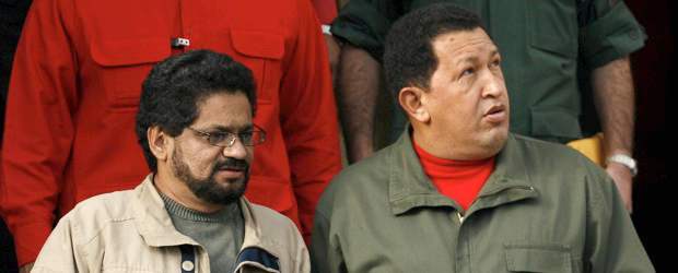 "Iván Márquez" y "Timochenco", entre los sucesores de "Alfonso Cano" | Archivo | "Iván Márquez" se reunió el 8 de noviembre de 2007 por el presidente de Venezuela, Hugo Chávez.