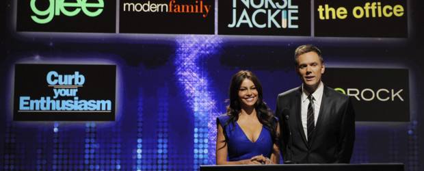 Sofía Vergara se metió en la competencia por un premio Emmy | AP | Sofía Vergara fue la encargada de anunciar los nominados al lado del actor de Community Joel McHale.
