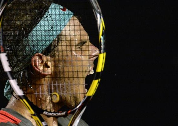 AFP - Rafael Nadal celebra su triunfo en el partido de semifinales del abierto de Rio.