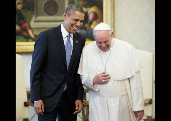 AP - El presidente de Estados Unidos Barack Obama se encontr&#243; con el Papa Francisco esta semana en El Vaticano.