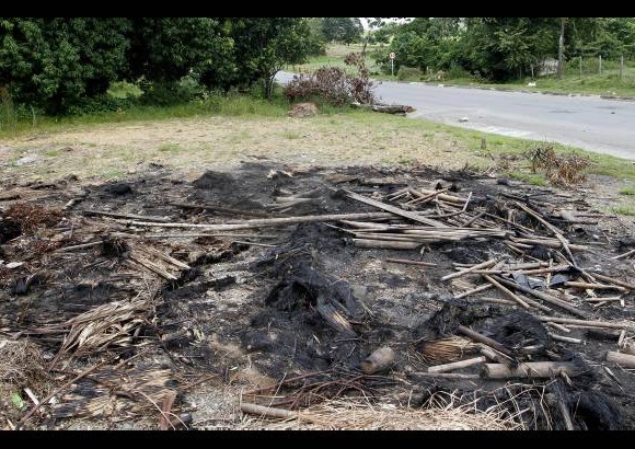 Donaldo Zuluaga - Las quemas son otro fen&#243;meno que est&#225; causando alta contaminaci&#243;n en la zona, en desarrollo de las protestas mineras y agrarias.