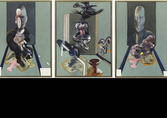 AP - 7- Triptych, 1976 de Francis Bacon, vendido en Nueva York por 86 millones de d&#243;lares el 14 de mayo de 2008.