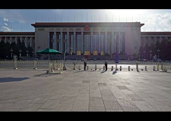 AFP - 29 de mayo de 2014. Plaza de Tiananmen a la espera de sus visitantes.