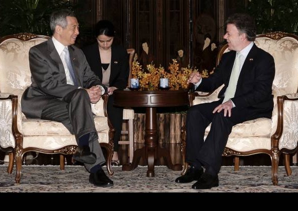 Foto Reuters - El presidente Santos se demostr&#243; asombrado por la capacidad de innovaci&#243;n de Singapur y su capacidad de crecimiento econ&#243;mico.