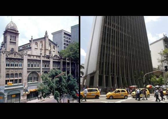 El Colombiano - El edificio Gonzalo Mej&#237;a, donde funcionaban el Teatro Jun&#237;n (foto) y el Hotel Europa, fue demolido en 1967 para construir el edificio Coltejer.