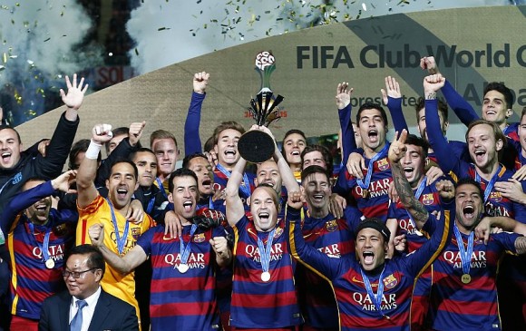 Barcelona es el vigente campeón del Mundial de Clubes de la Fifa. FOTO REUTERS