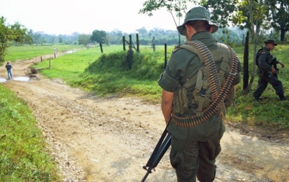 Con frecuencia, campesinos colombianos en la frontera denuncian el ingreso de militares venezolanos al país. Foto ARCHIVO COLPRENSA