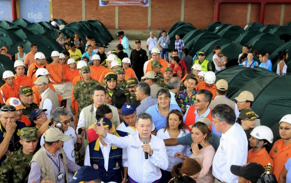 El mandatario reiteró el llamado al gobierno venezolano para que facilite las gestiones para recuperar enseres y propiedades de los connacionales deportados. FOTO Reuteras