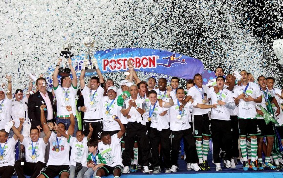 En 2011 un gol agónico de Equidad casi empaña la fiesta verde. FOTO ARCHIVO (DONALDO ZULUAGA)