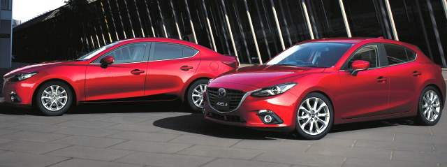 Es tiempo para la renovación | El Mazda 3 se ofrece tanto en una presentación sedán, como hatchback, en diferentes versiones de equipamiento. Este es un modelo que ya aprovecha la entrada en operación de la planta de la automotriz en México. FOTO CORTESÍA