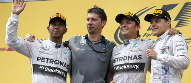 Nico Rosberg se proclamó vencedor del Gran Premio de Austria |