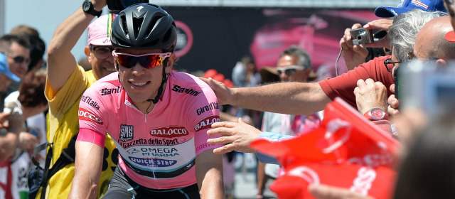 Vuelta a España tendrá participación de lujo | Rigoberto Urán, quien fuera líder del Giro de Italia-2014 y segundo al final, será estrella de la Vuelta a España. FOTO AP