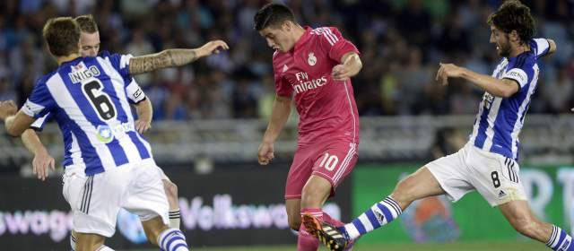 Real Madrid cae goleado con James Rodríguez como titular |