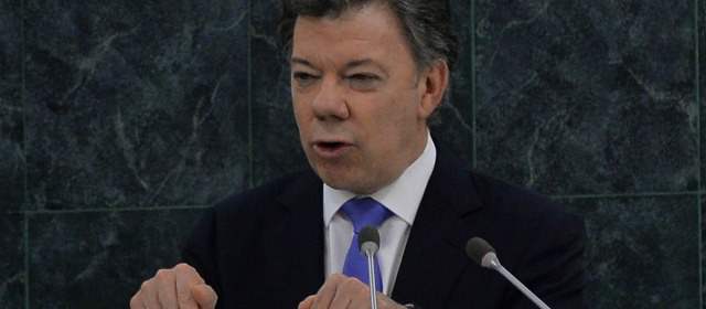 Diferencias marcan ritmo de los diálogos | Ante la ONU, Santos defendió la autonomía del Gobierno para acabar el conflicto y pidió celeridad a las Farc en los diálogos. FOTO AP