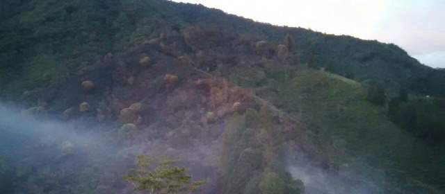 Controlan en Gómez Plata el segundo incendio forestal en menos de 24 horas