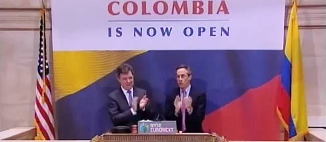 Bolsa de Nueva York: Presidente Santos invitó a invertir en Colombia |