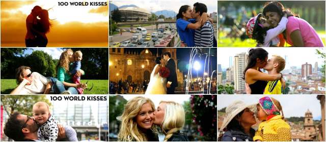 Más de 100 besos de todo el mundo retratados en una colección fotográfica | FOTO PÁGINA WEB 100 WORLD KISSES