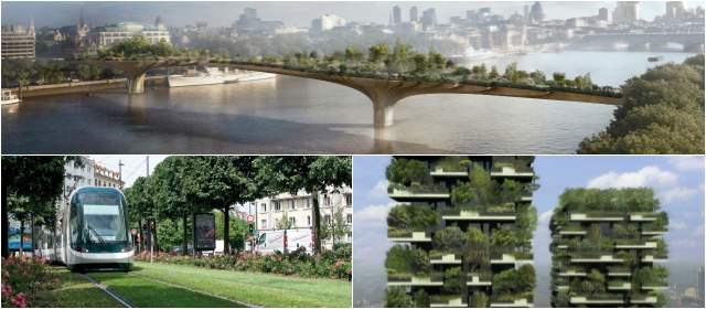 Los edificios serán granjas | Garden Bridge (puente jardín) de Londres, diseñado por Arup para aumentar la presencia del mundo natural en el corazón de la ciudad. FOTOS EFE