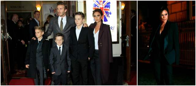 Victoria Beckham, poderío a los 40 | La familia Beckham lleva con orgullo las creaciones de moda de su madre. FOTOS EFE