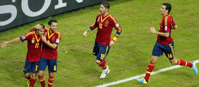 España ganó el duelo de campeones del mundo a Uruguay | FOTO AP
