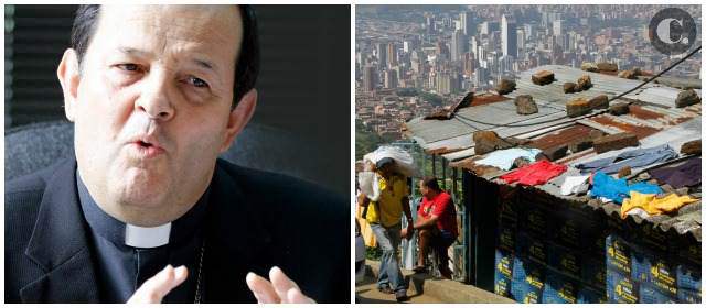 Monseñor Tobón recibe respuestas a interrogantes, pero no soluciones | La inequidad sigue siendo una de las preocupaciones en la sociedad de Medellín. Aunque hay indicadores positivos es una ciudad de duros contrastes. Fotos DONALDO ZULUAGA Y RÓBINSON SÁENZ